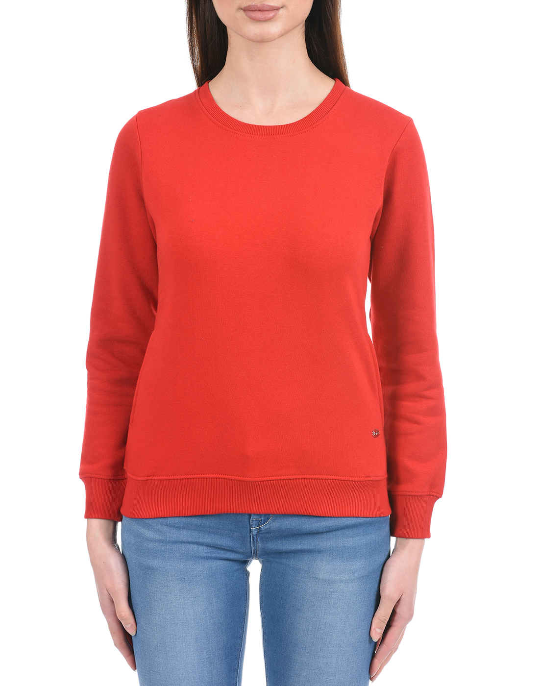 Cloak & Decker by Monte Carlo Women Red Sweat Shirt